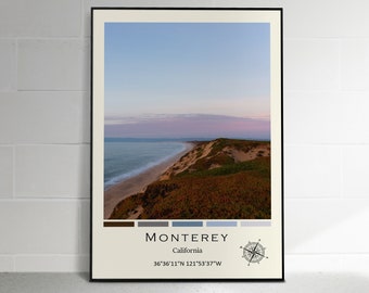 Monterey Print | Monterey Poster | Monterey Wall Art | Monterey Photo | Monterey Wall Décor | United States Print | California Poster Print