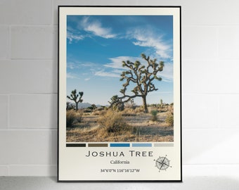 Joshua Tree Print | Joshua Tree Poster | Joshua Tree Wall Art | Joshua Tree Photo | Joshua Tree Wall Décor | USA Print | California Print