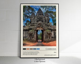 Cambodia Print | Cambodia Poster | Cambodia Wall Art | Cambodia Photo | Cambodia Wall Décor | Asia Print | Angkor Print