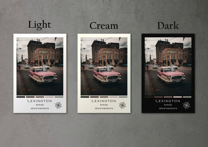 Lexington Digital Oil Paint Print Lexington Poster Etsy