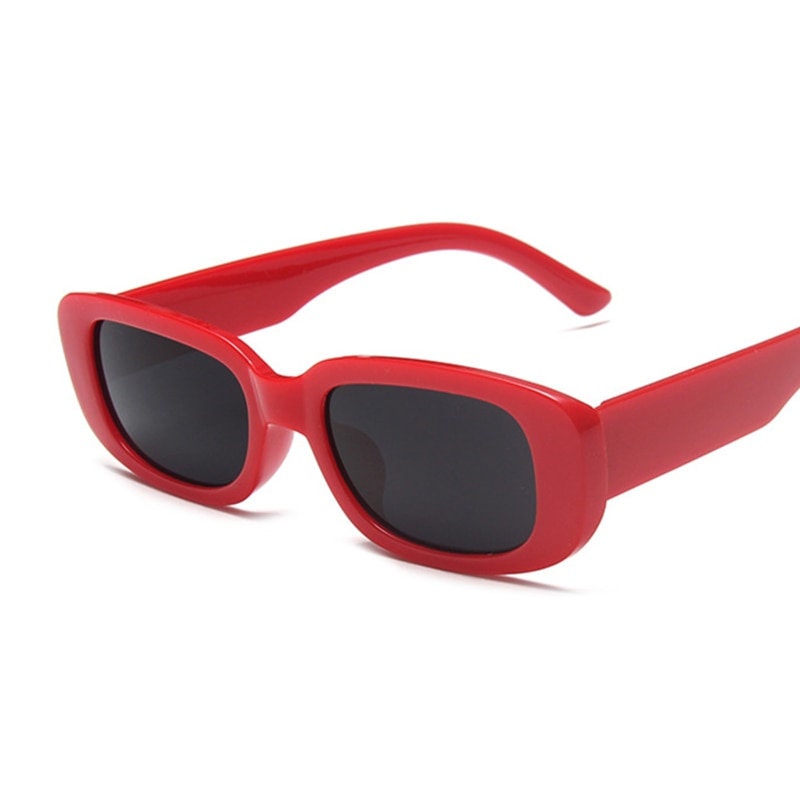 Vintage Black Rectangle Sunglasses Elegant Lightweight Retro - Etsy