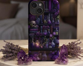 Witchy Apothecary Phone Case for iPhone 17 Air Pro Max, Gothic
