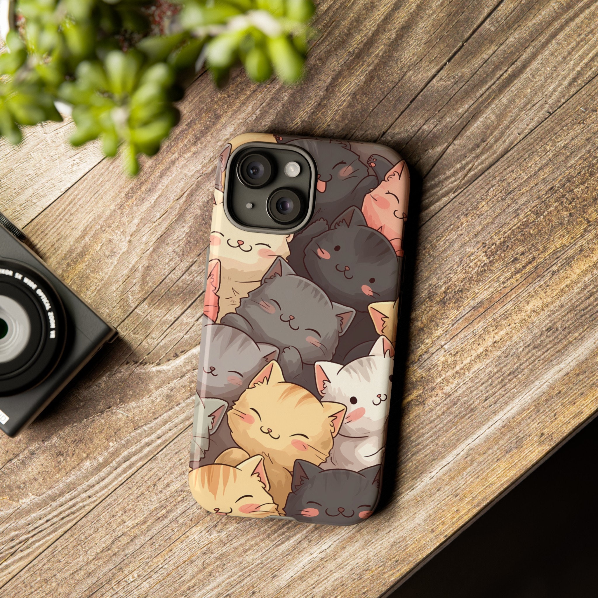 Cute Kitty Design Kawaii Gift for Her Anime Pet Lovers Phone Case for ...