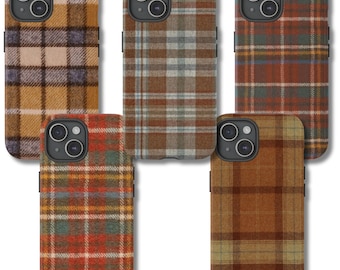 Cozy Wooly Tartan Plaid Magsafe Case iPhone 15 14 13 12 11 XR Pro Max Samsung Galaxy S24 S23 S21 Huawei Xiaomi Oneplus, Scottish Flannel