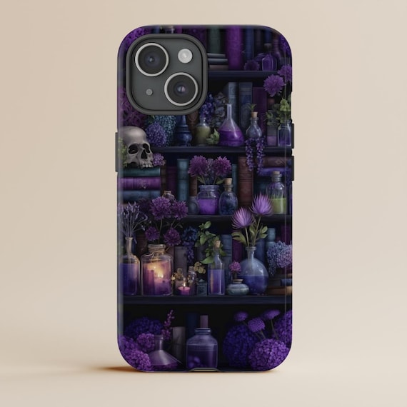 Witchy Apothecary Phone Case for iPhone 17 Air Pro Max, Gothic
