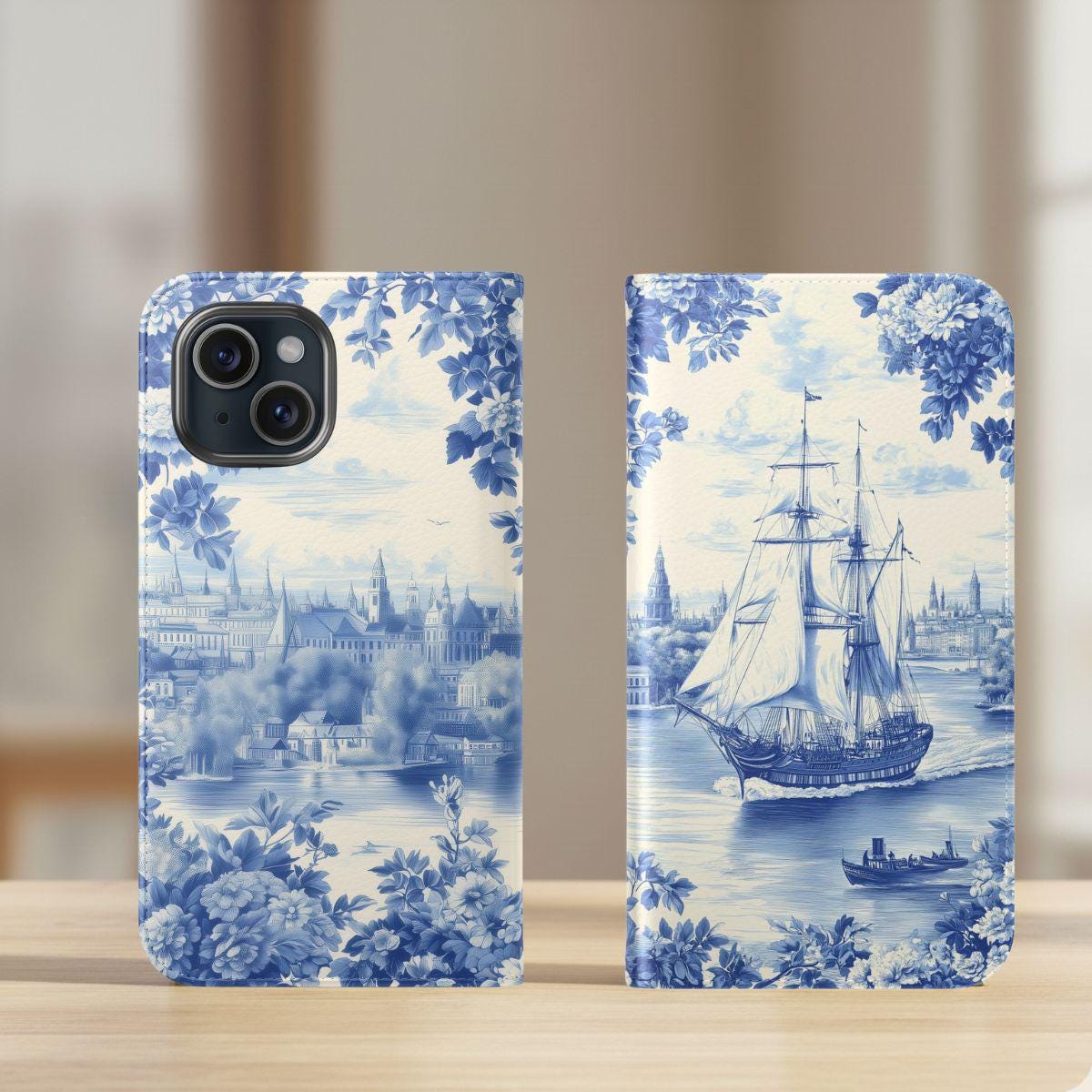 iPhone Se Wallet Case Toile - Etsy