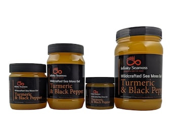Sea Moss Gel + Turmeric w/ Black Pepper