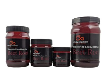 Gel de mousse de mer + racines de betterave