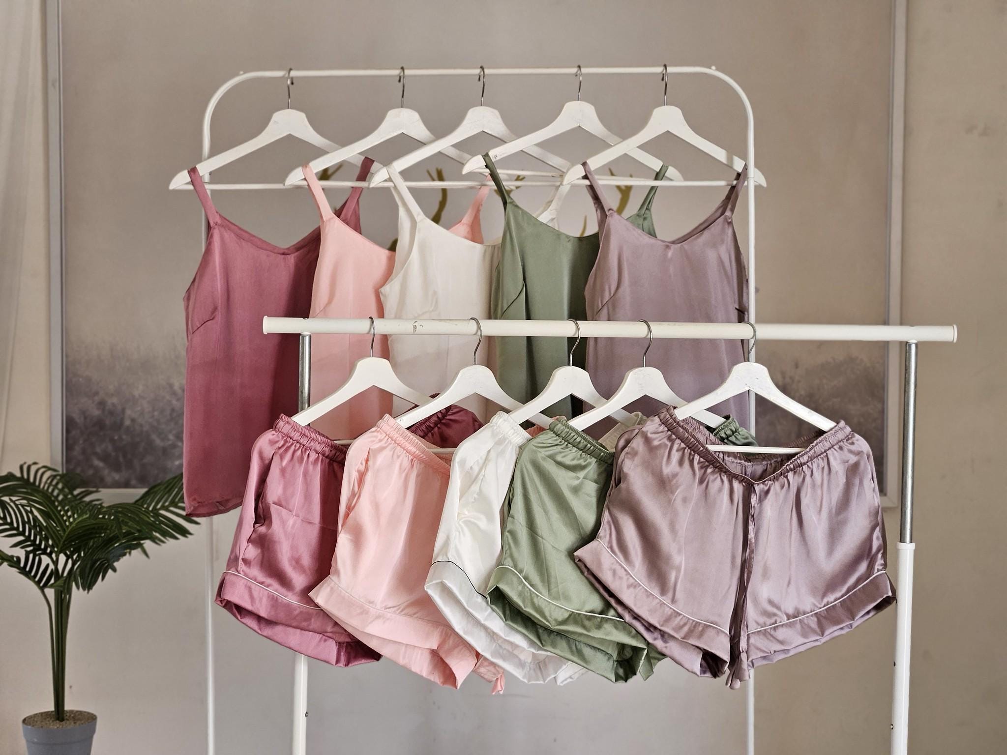 Cotton cami pajama set sale
