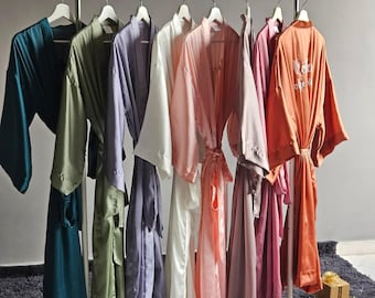 Bridesmaid robes Pockets and Liner add-on only. Add this to your order to add pockets to your silk satin bridesmaid robes.