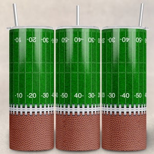 American Football Tumbler, Fußballspieler PNG Print Wrap - 20 Unzen Skinny Tumbler