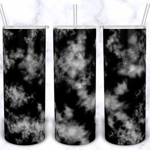 Smokey Tumbler Design: White Smoke PNG Sublimation (Digital Download)