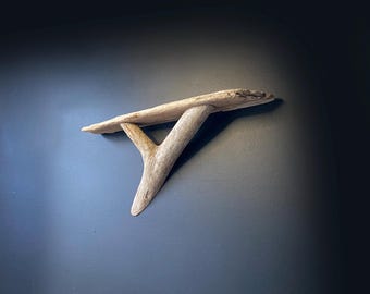 Handmade Natural Driftwood Shelf 18 inch | Handmade Wood | Beach Theme  Decor | Rare Find | Rustic Entry Wall | Coastal Vibes | Rare Find
