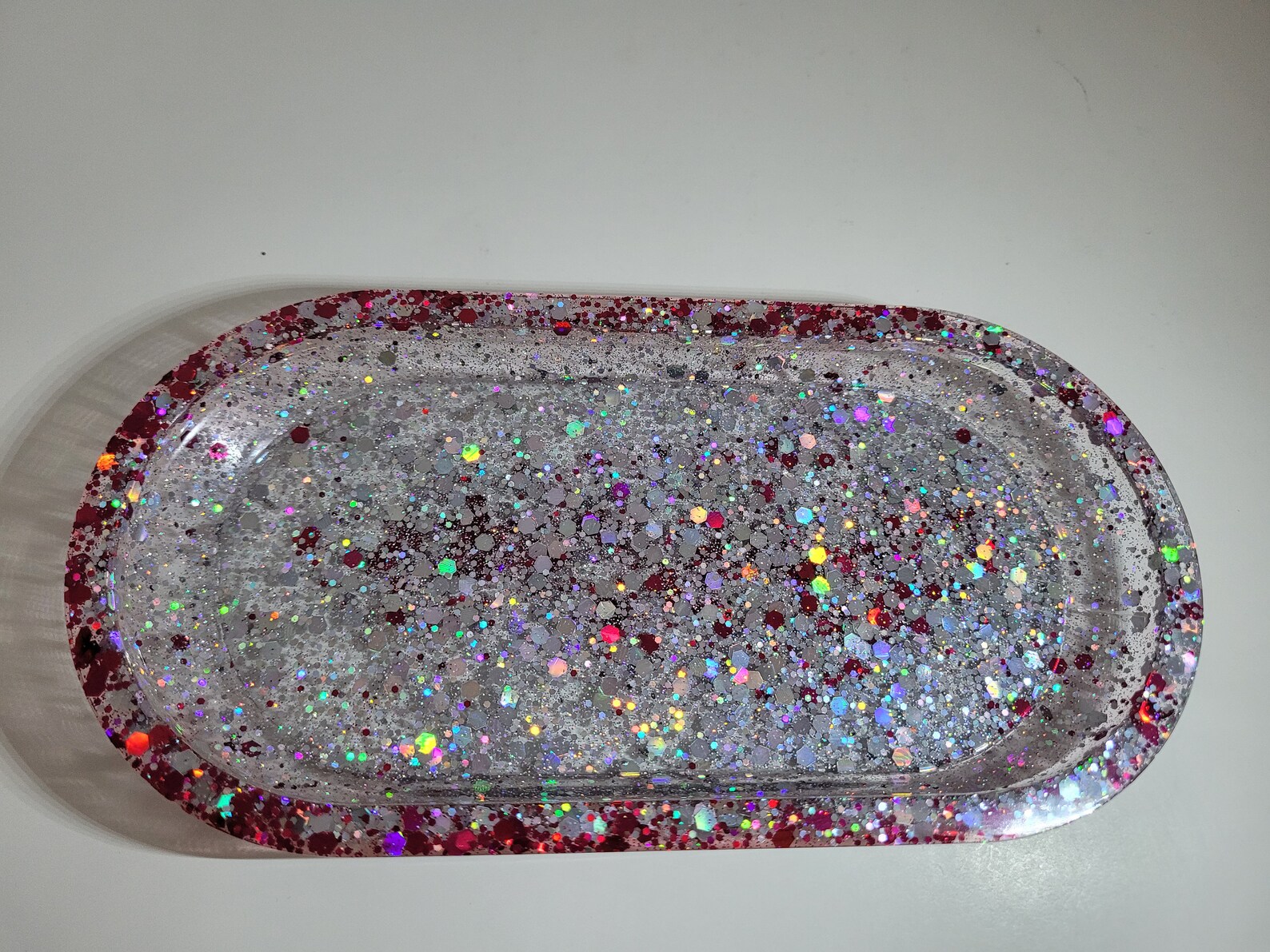 Glitter Tray Resin Tray Vanity Tray Jewelry Tray Trinket Etsy