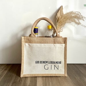 Umweltbewusste JUTE Tasche - Personalisierte Tragetasche perfekt als Geschenk z.B. für Braut, Trauzeugin, Mama, oder der besten Freundin