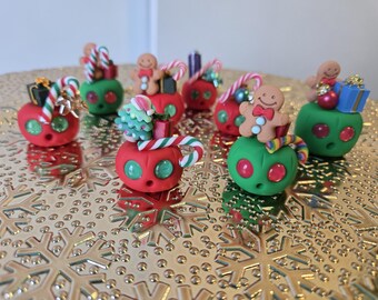 Mystery Handmade Polymer Clay Christmas Desk Buddy