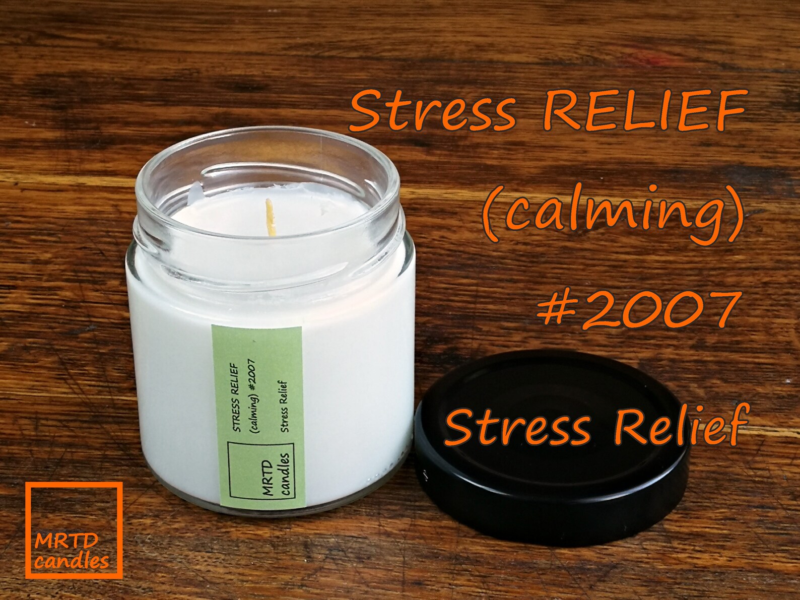 Stress Relief. Stress RELIEF scented candle for mental health Etsy