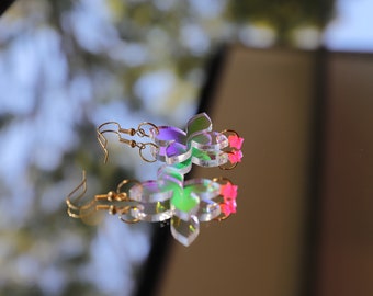 Iridescent Butterfly Earrings