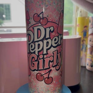 Dr Pepper girly tumbler
