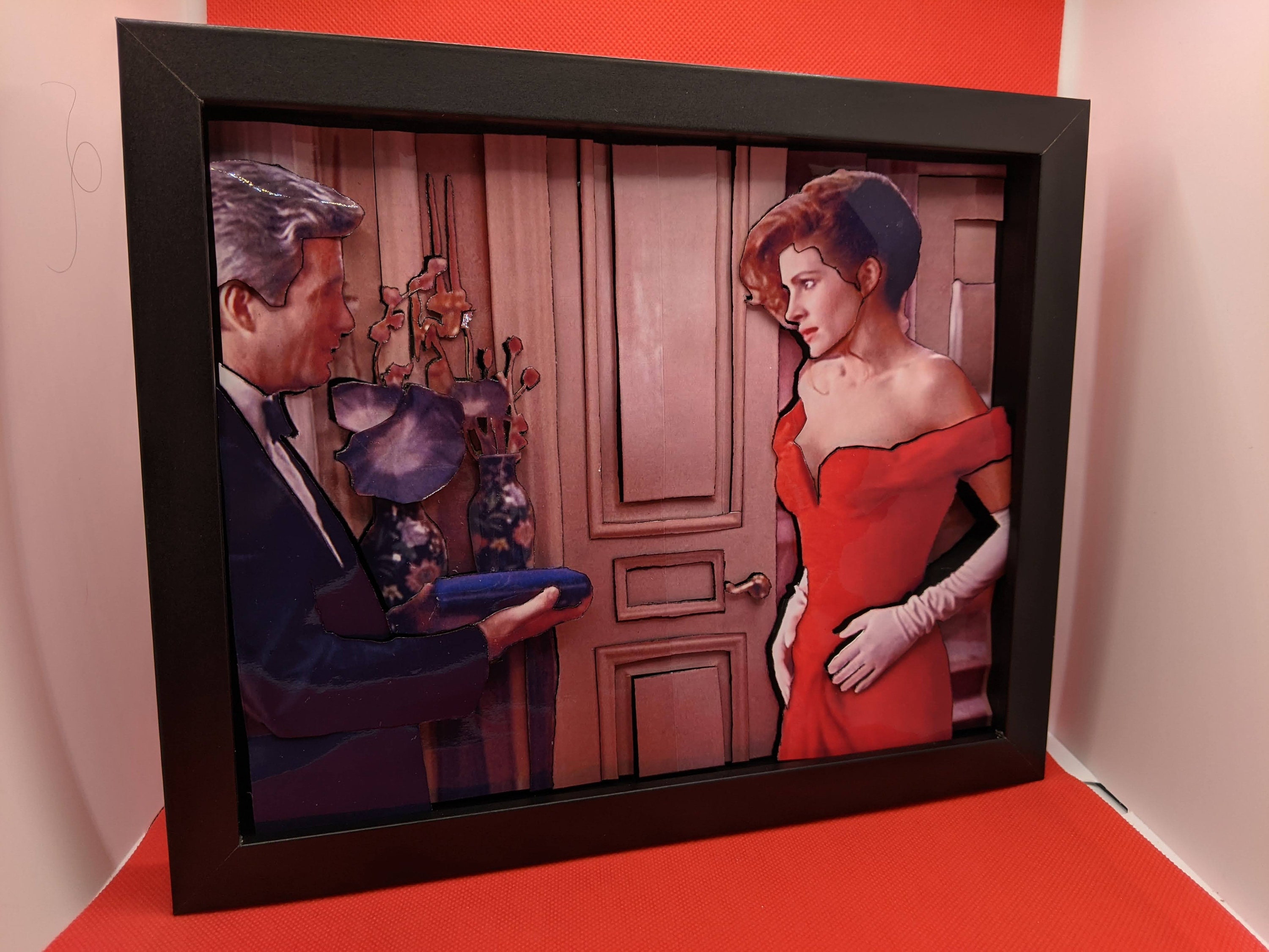 Pretty Woman the Jewelry Box Scene 3D Shadow Box 8 Etsy