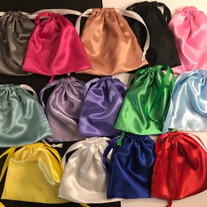 14 Assorted Satin pouches / Gift bags / Satin Pouches/ bag