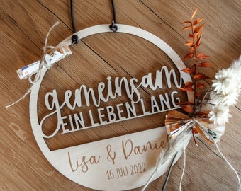Personalized Wedding Sign / Wedding Gift / Name and Wedding Date