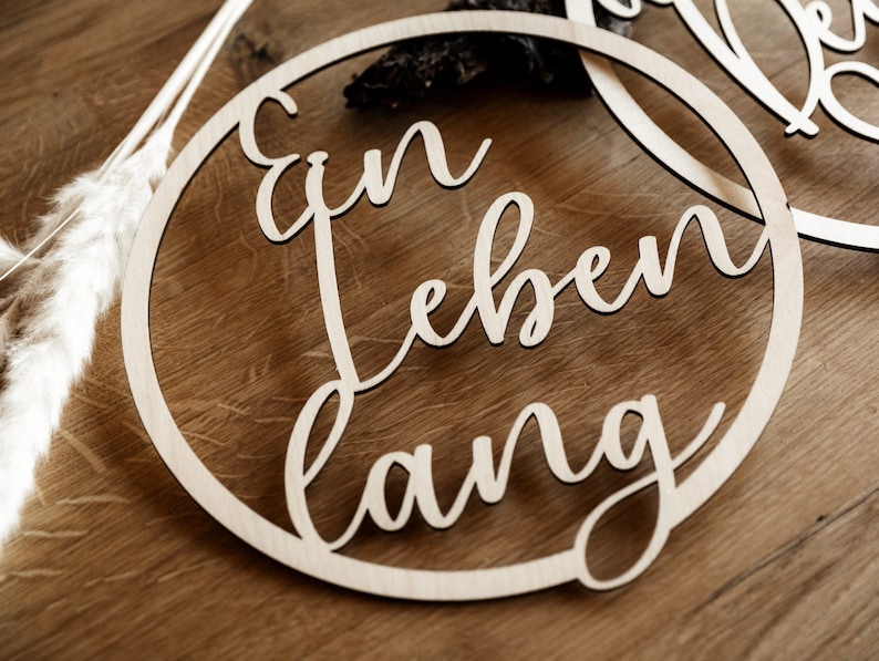Ein Leben Lang An Deiner Seite Anhänger www.etsy.com