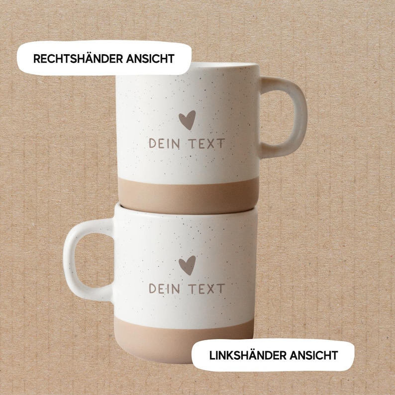 Keramik Tasse mit Wunschgravur – kleine Weihnachtsgeschenke für Frauen