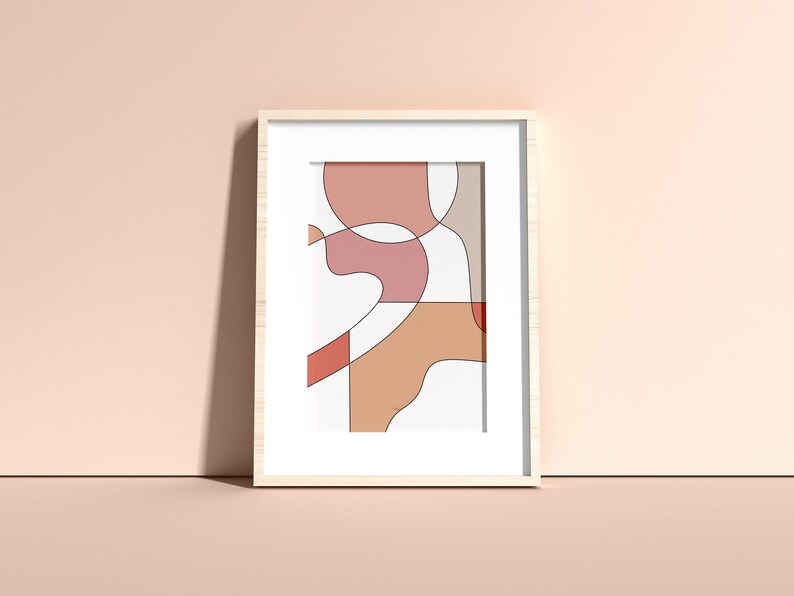 Printable Wallart/ Abstract Wallart/ Wall Decor/ Printable/ Etsy