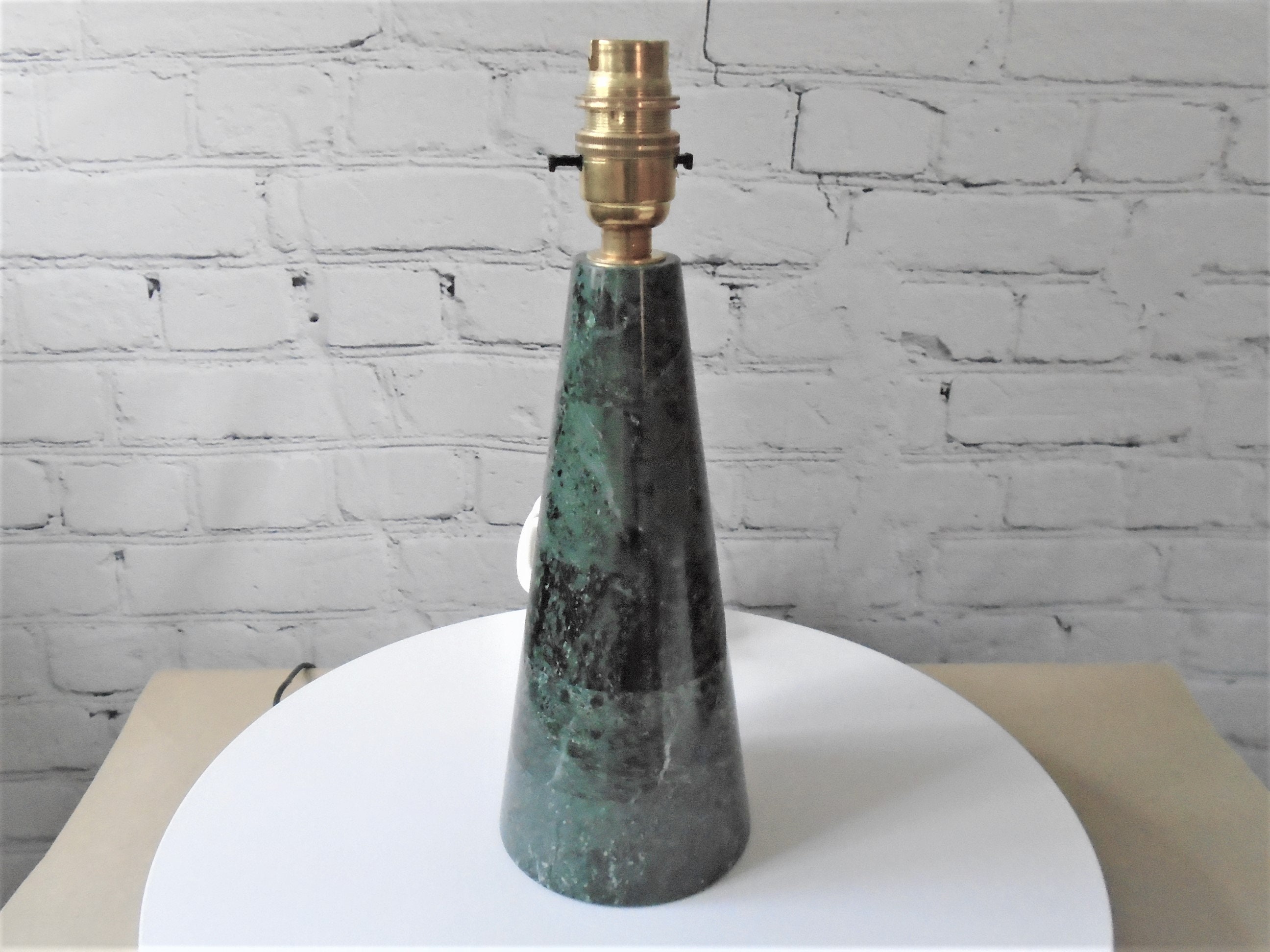 Green marble 2024 table lamp