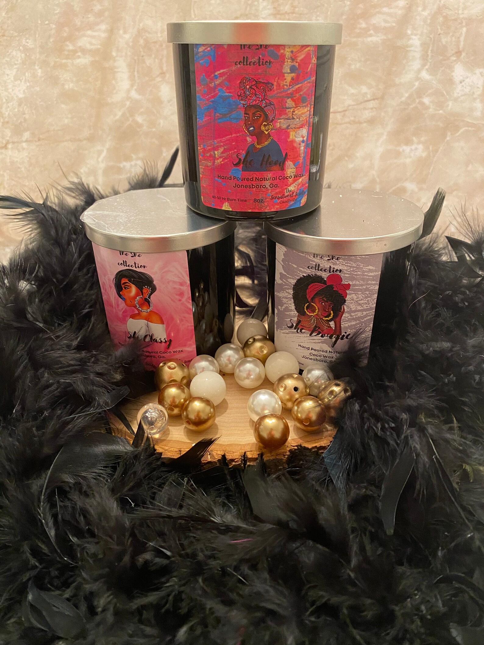 Black Girl Candles black Girl Magic Custom Candles Etsy