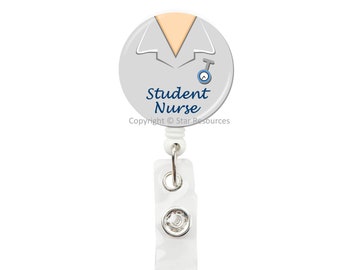 Student Nurse, Nurse ID Badge Reel Card Or Key Holder - Gift