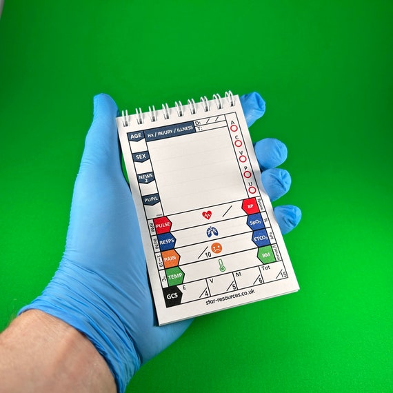 Mini EMT MRT First Responder Vertical Badge Card Set - 6 Cards - Pocket Sheet ID