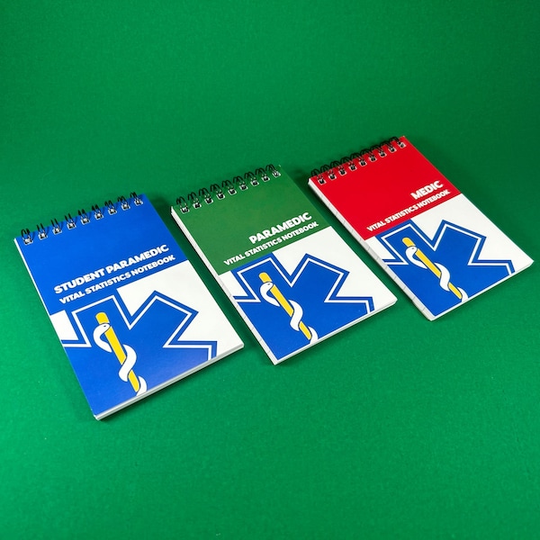 Vital Statistics Pocket Notebook: Medical Student, Paramedic, First Responder