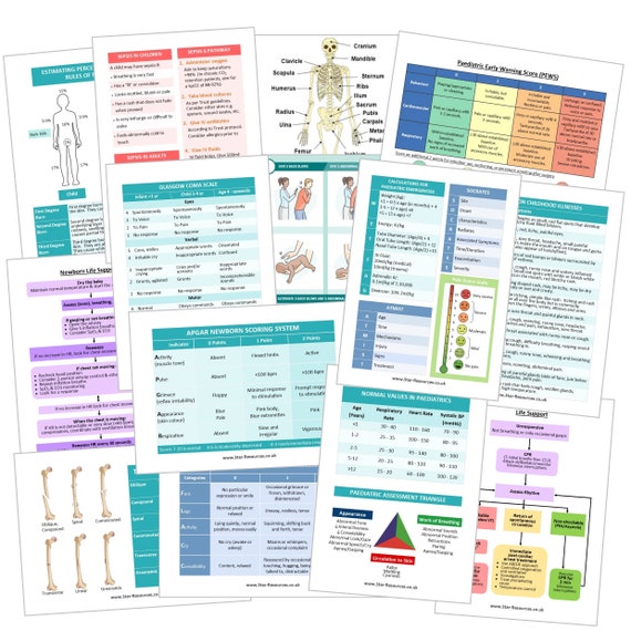 Cartes Flash de révision de l'évaluation des patients pédiatriques Cartes  Flash pour les étudiants en médecine, les ambulanciers paramédicaux, les  ECA, l'Ambulance Saint-Jean -  France