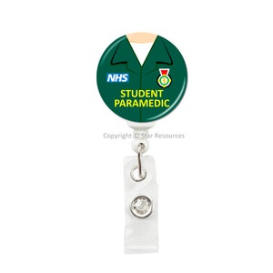 Porte-cartes ou porte-clés pour étudiant, ambulancier paramédical ou infirmier - Cadeau pour ambulance