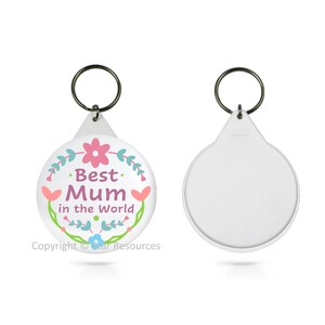 Beste Mama der Welt Schlüsselanhänger Muttertag