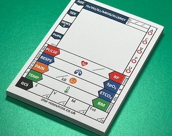 Vital Statistics Notebook Refills - Paramedic Student A7 Notepad