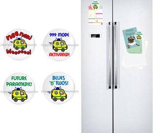 Student, Paramedic, Medic Fridge Magnet - Ambulance Gift