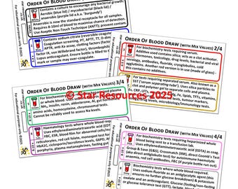 Bloedafname verlengde kaarten ID-badge FlashCard Student Verpleegkundigen, Phlebotomist
