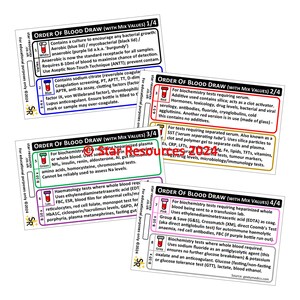 Bloedafname verlengde kaarten ID-badge FlashCard Student Verpleegkundigen, Phlebotomist