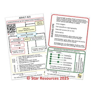 Flashcard voor gevorderde levensondersteunende ALS-patiëntenbeoordeling voor volwassenen - pocketgids voor paramedici