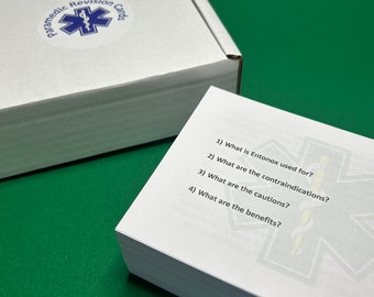 Paramedic Revision Flashcards: Anatomy, Physiology, Pharmacokinetics