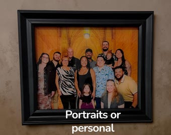 Impresión UV personalizada sobre acrílico, madera, vidrio o metal / Letrero fotográfico personalizado