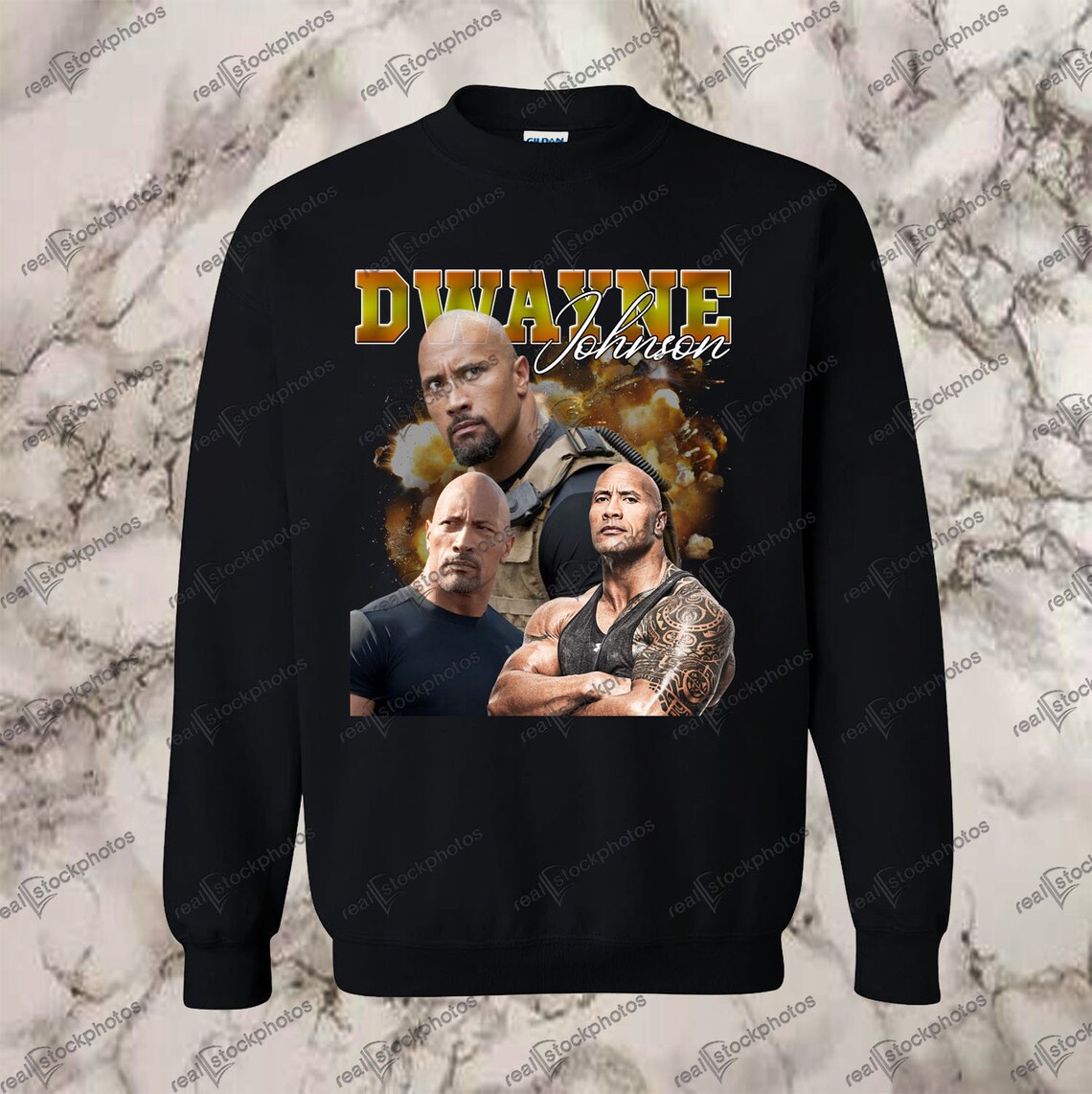 Dwayne Johnson SWEATER sweatshirt sweater Etsy