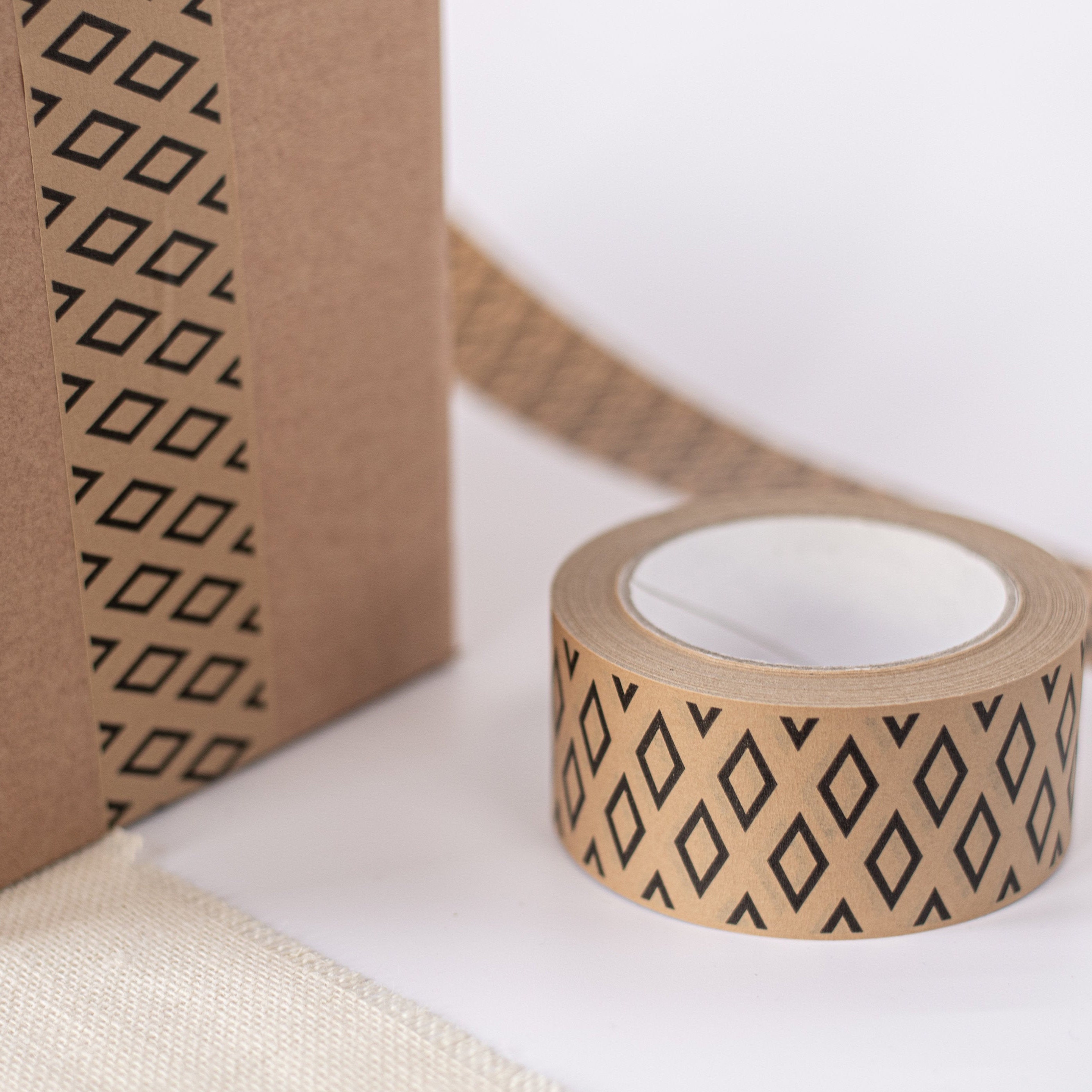 Ecofriendly Kraft Paper Tape Biodegradable Tape Sticky Etsy