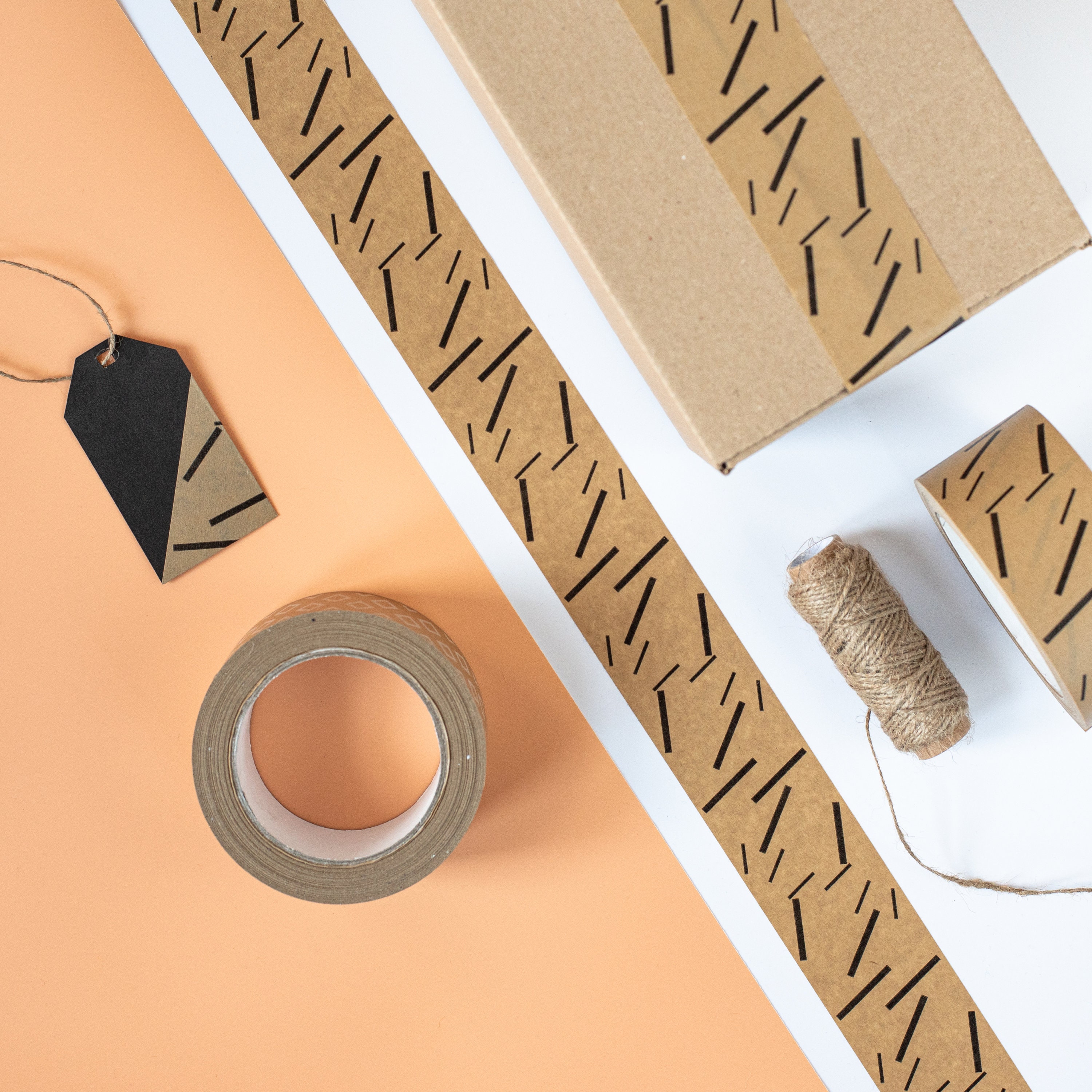 Luxury designer packing tape eco friendly tape paper Kraft Etsy