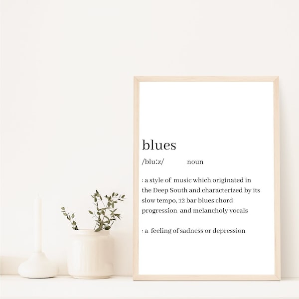 Inspirational Blues Etsy