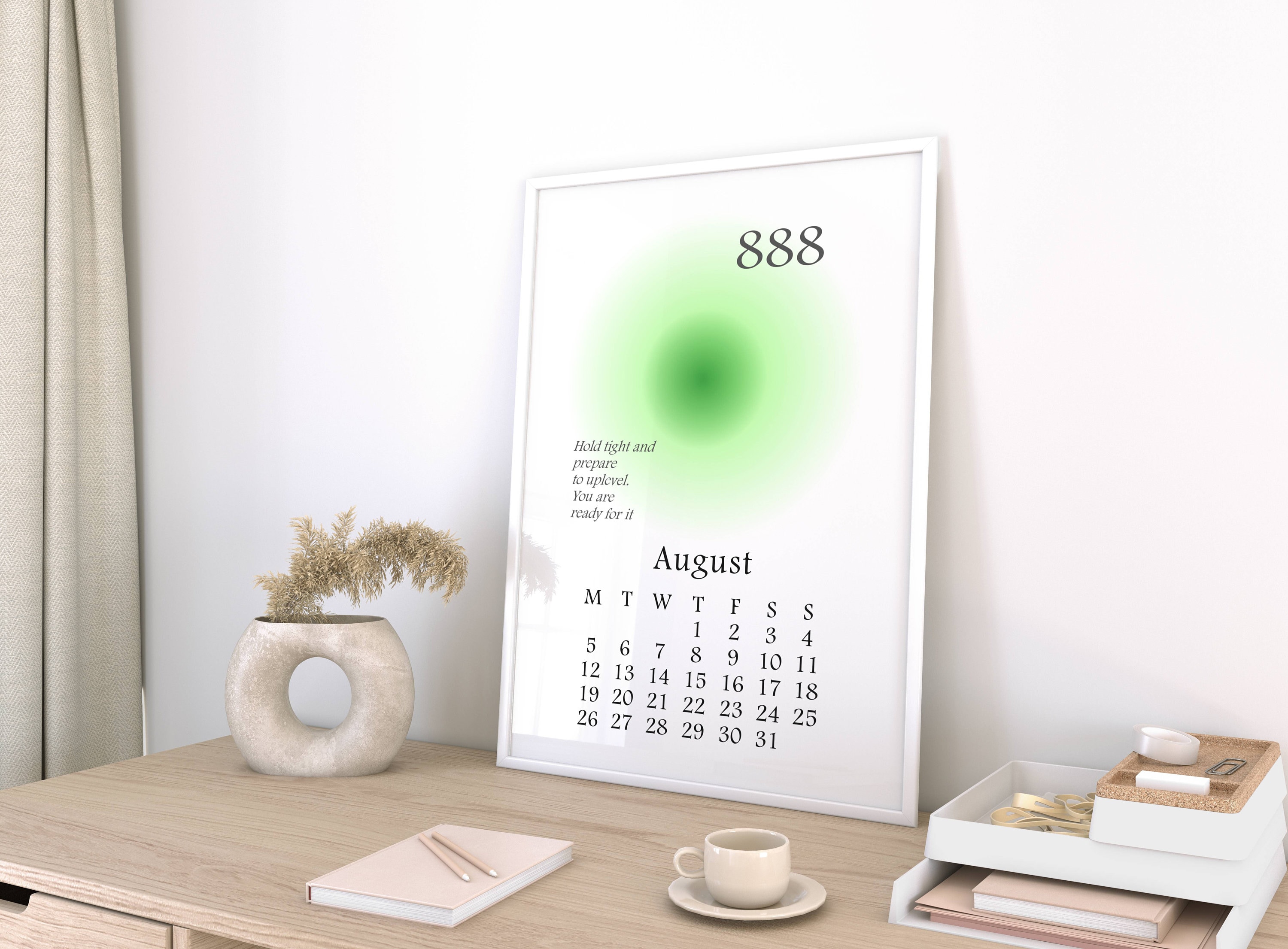 2024 Aura Calendar Prints, 2024 Calendar Digital Prints, Office ...