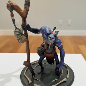 Witch Doctor in standaardset en pose: Dota 2-beeldje 3D-model